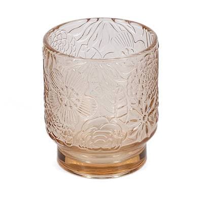 Collection Flora Verre 30cl amber Flora, 4 verres