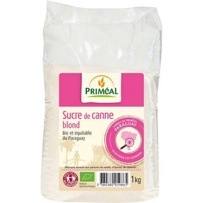 Priméal - Sucre de canne blond, Bio
