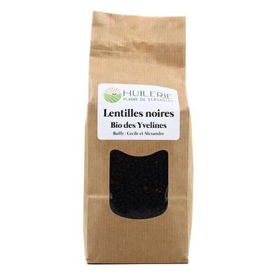 Huilerie Plaine de Versailles - Lentilles Noires Bio cultivées dans les Yvelines