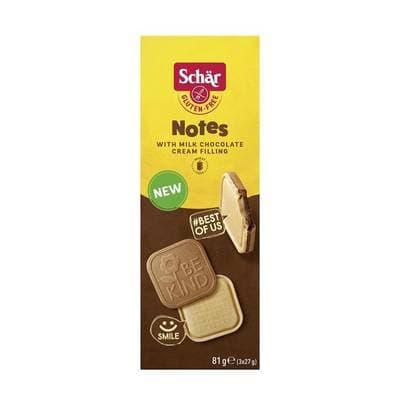 Schär Gaufrette Notes sans Gluten, 3x27g
