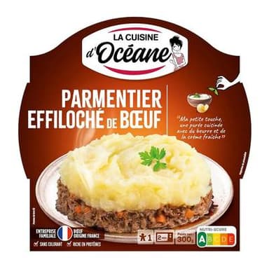 La Cuisine d'Océane Parmentier effiloché de Bœuf, 300g