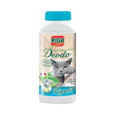 Riga Rigalit Désodorisant pour litière sans parfum, 750g