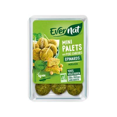 Evernat - Mini palets épinard pois chiche Bio x12
