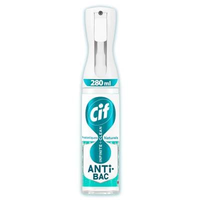 Cif Nettoyant Anti-Bac Infinite + Clean aux Probiotiques Naturels, 280ml