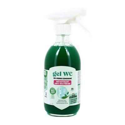 Super Flacon - Gel WC détartrant et anti-bactérien, menthe/eucalyptus