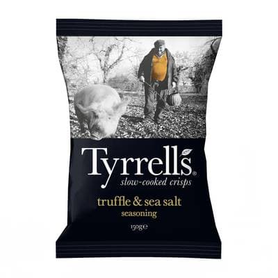 Tyrrell's Chips à la Truffe Noire et au Sel de Mer, 150g