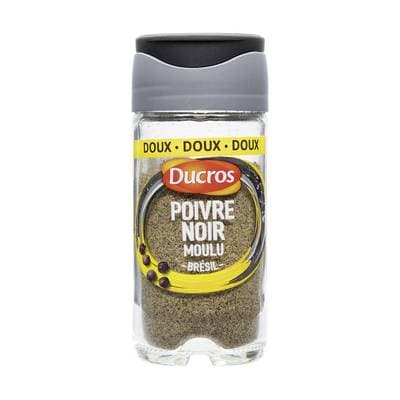 Ducros Poivre Noir Moulu Doux, 32g