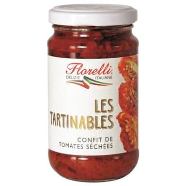 Florelli Confit de Tomates Séchées - Tartinable, 190g
