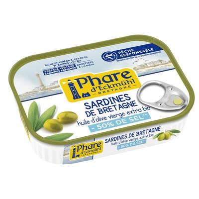 Phare d'Eckmuhl - Sardine à l'huile d'olive bio -50% de sel