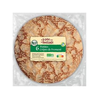 La Crêpe de Brocéliande Petites Crêpes Bio, 6 crêpes - 240g