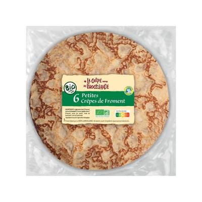 La Crêpe de Brocéliande Petites Crêpes Bio, 6 crêpes - 240g