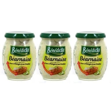 Bénédicta Sauce Béarnaise, Lot de 3x260g