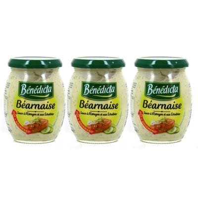 Bénédicta Sauce Béarnaise, Lot de 3x260g