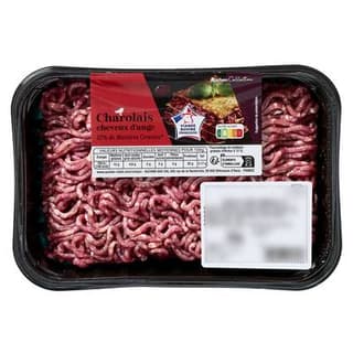 Auchan Collection Haché Vrac Charolais 12% Cheveux d'Ange, 350g