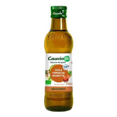 Cauvin Huile vierge de Noisettes Bio, 25cl