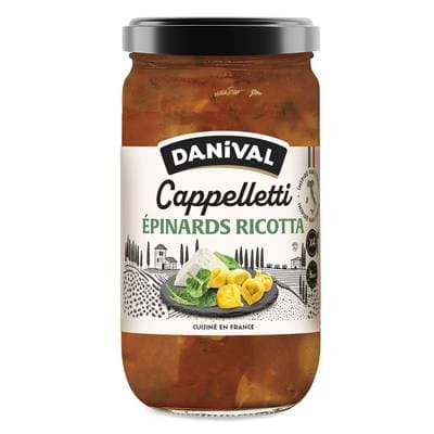 Danival Cappelletti ricotta épinard bio, 670g