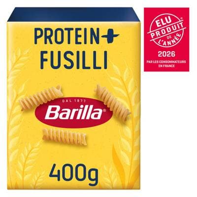 Barilla Protein Plus Pâtes Fusilli Protein+ Premium, 400g