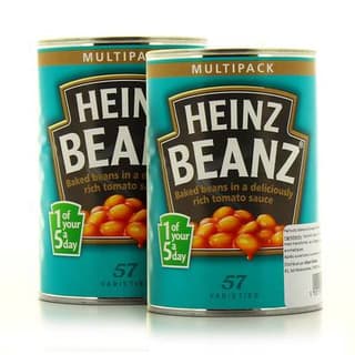 Heinz Haricots blancs sauce tomate - Baked Beans in Tomato Sauce, Lot de 2x415g
