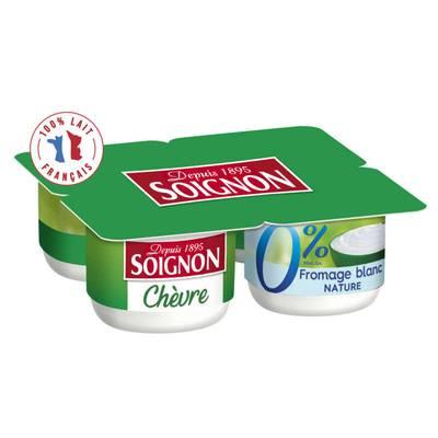 3523230026666 - Soignon - Fromage blanc au lait de chèvre 0%mg