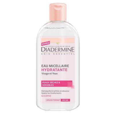 Diadermine Eau micellaire Hydratante Visage, 400ml