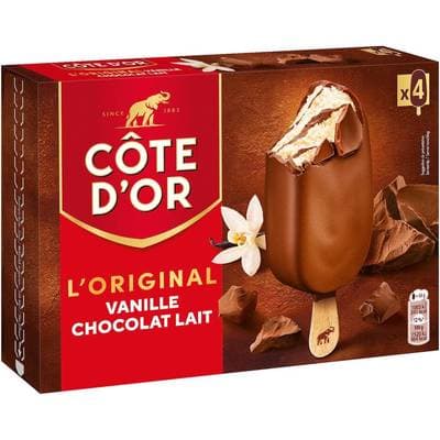 Côte d'Or Bâtonnets marbrés chocolat, 6 Bâtonnets - 264g