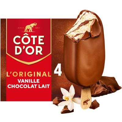 Côte d'Or Bâtonnets marbrés chocolat, 6 Bâtonnets - 264g