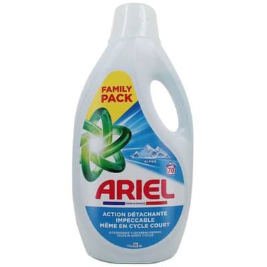 Ariel Lessive Liquide Fraîcheur Alpine, 3,15L