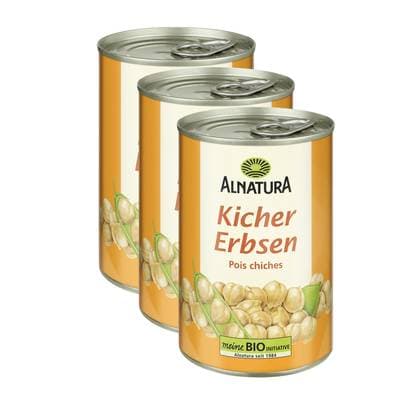 Alnatura Pois Chiches bio, Lot de 3x400g