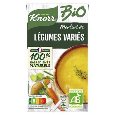 Knorr & La Potagère Soupe Mouliné de Légumes variés bio, 1L