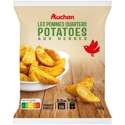 Auchan Potatoes aux herbes, 700g