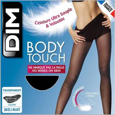 Dim Collant Body Touch Noir 20D, Taille 1