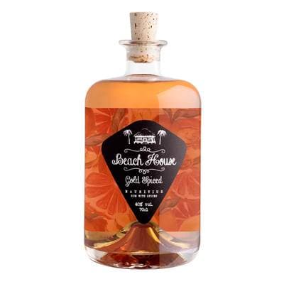 Beach House Rhum aromatisé citron vert, mandarine et gingembre 40°, 70cl
