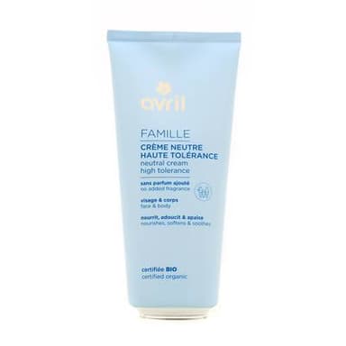 Avril Crème neutre haute tolérance, 200ml