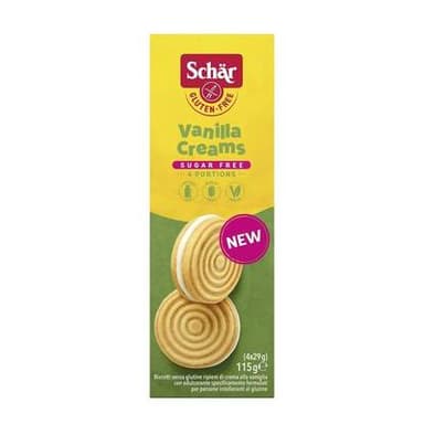 Schär Vanilla Cream Sugar Sans Gluten, 115g