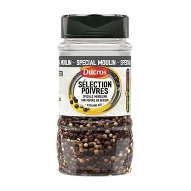 Ducros Mélange de poivre spécial moulin, 200g