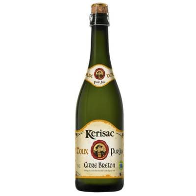 Kerisac Cidre Breton doux pur jus IGP 2,5°, 75cl
