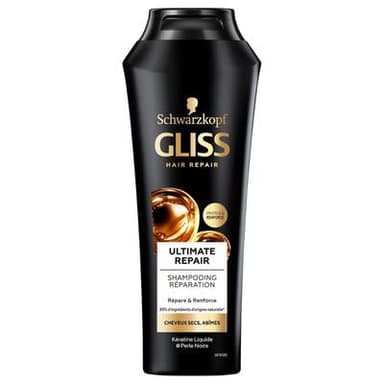 Schwarzkopf - Gliss Shampooing ultimate repair à la kératine liquide, 250ml