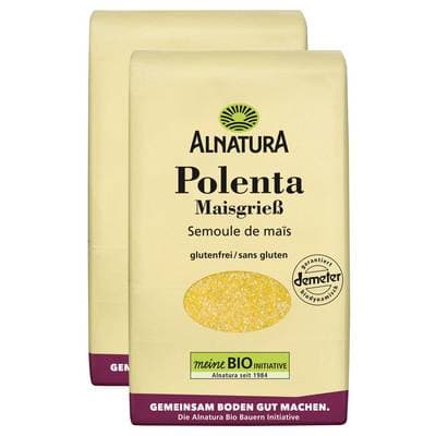 Alnatura Semoule de maïs bio, Lot de 2x500g