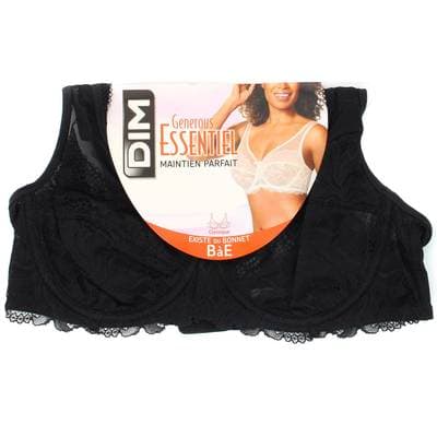 Dim Soutien gorge Generous Essentiel Noir, Taille 95 B