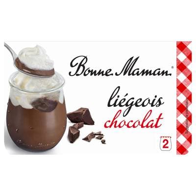 Bonne Maman Liégeois Chocolat, 2x105g