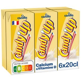 Candy-Up Boisson lactée vanille UHT, 6x20cl