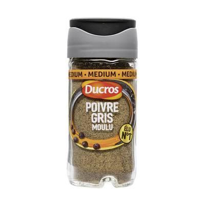 3166296204267 - Ducros - Poivre gris moulu