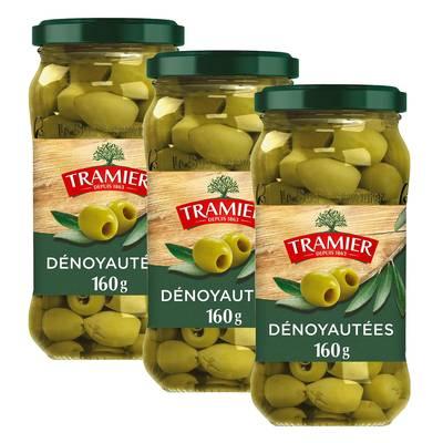 Tramier - Olives Vertes Nature Dénoyautées