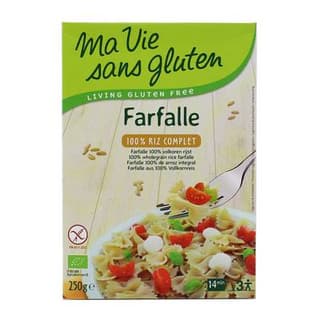 Ma Vie Sans Gluten Farfalles au riz complet bio sans gluten, 250g