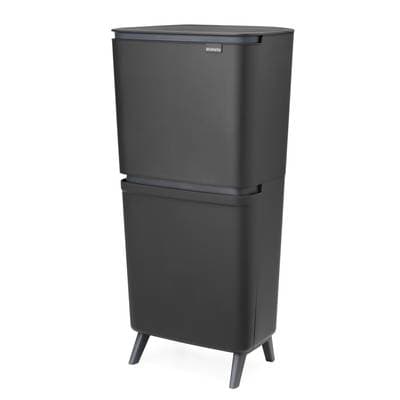Brabantia Poubelle pour le recyclage SortUp Hi 20+25 litres - Dark Grey
