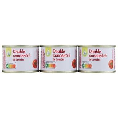 Pouce Double concentré de tomates, 3x70g