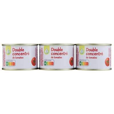 Pouce Double concentré de tomates, 3x70g