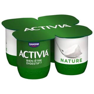 Activia Yaourt Nature Bifidus, 4x125g