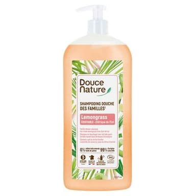 Douce Nature Shampoing Douche Lemongrass d'Afrique de l'est, 1L