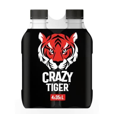Crazy Tiger Boisson énergisante, 4x35cl